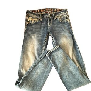 Rock Revival Faded Indigo Denim